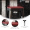 Flash Furniture 4PK Red Poly Resin Seats for Stools & Chairs, 4PK 4-JJ-SEA-PL02-RED-GG - alternate 6